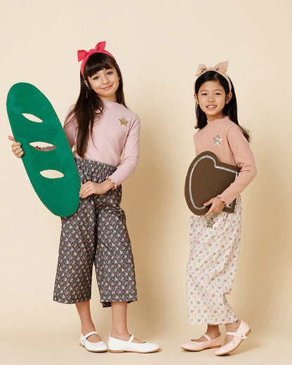 Petite Hailey Ribbed Star Patched Top Petite Hailey