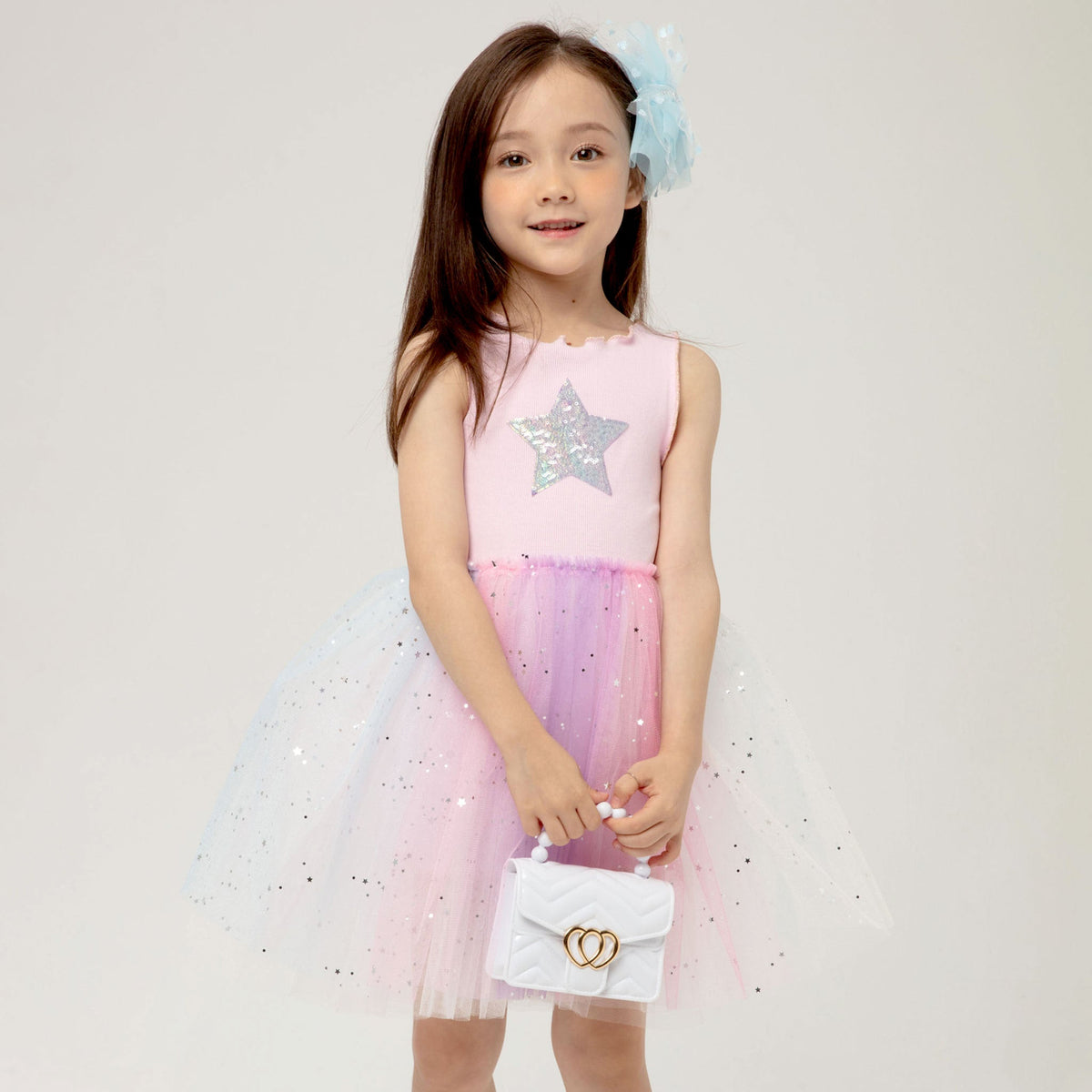 Petite Hailey Rylee Tutu Dress - Purple Petite Hailey