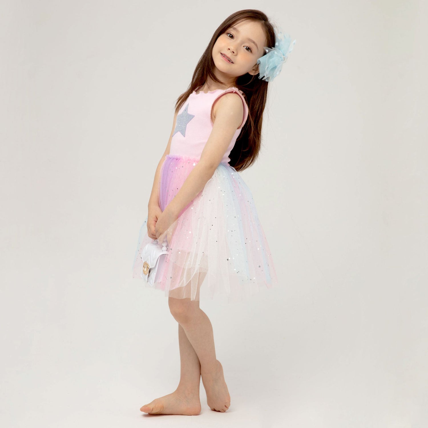 Petite Hailey Rylee Tutu Dress - Purple Petite Hailey