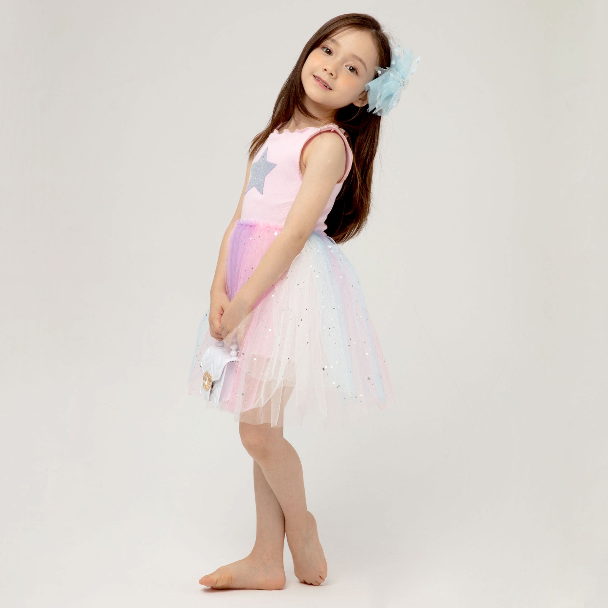 Petite Hailey Rylee Tutu Dress - Purple Petite Hailey