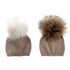 Petite Maison Kids Sasha Angora Single Pom Beanie Hat – Natural Pom Petite Maison Kids