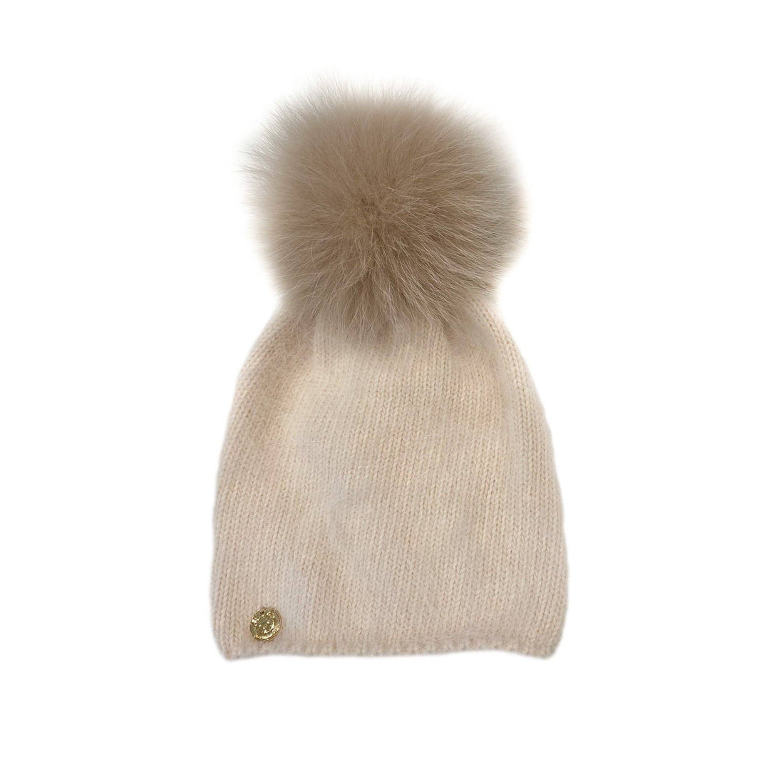 Petite Maison Kids Vanya Cashmere Beanie Hat – Beige Petite Maison Kids