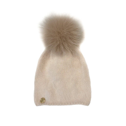 Petite Maison Kids Vanya Cashmere Beanie Hat – Beige Petite Maison Kids