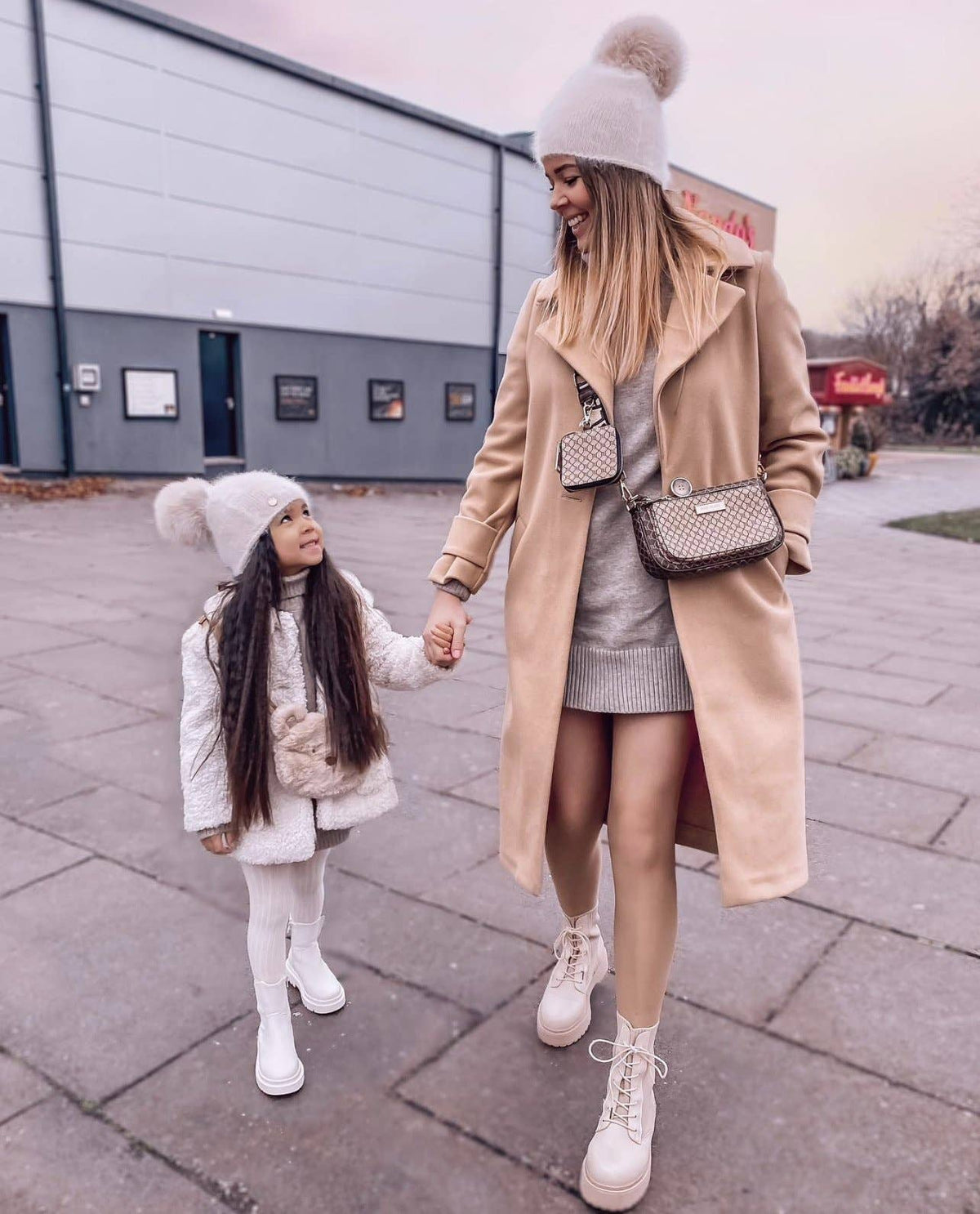 Petite Maison Kids Vanya Cashmere Beanie Hat – Beige Petite Maison Kids