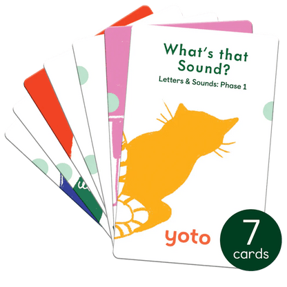 Phonics: Letters & Sounds: Phase 1 - 7 Audiobook Cards Yoto - enjoykidsus