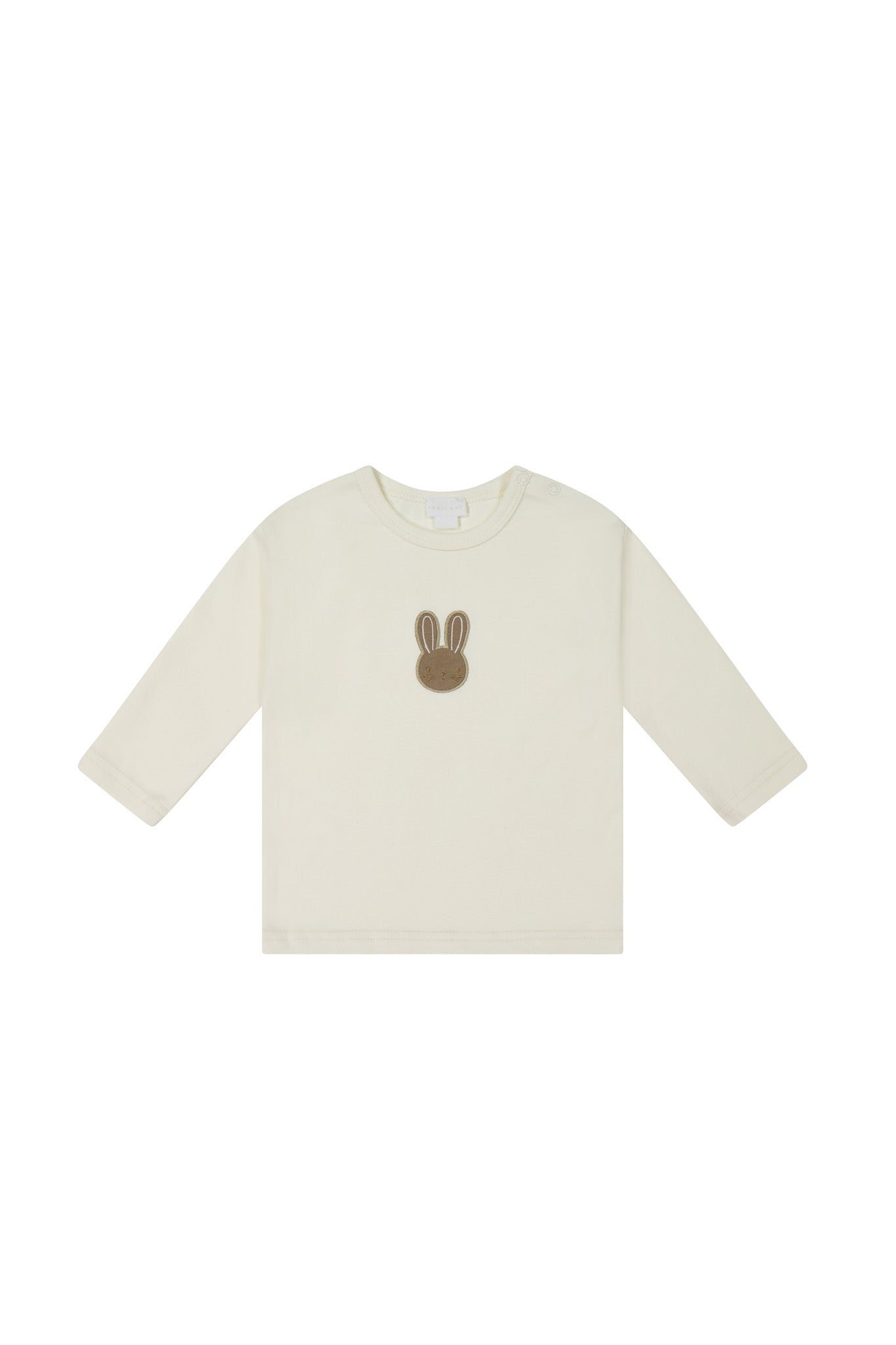 Pima Cotton Arnold Long Sleeve Top - Cloud Jamie Kay - enjoykidsus