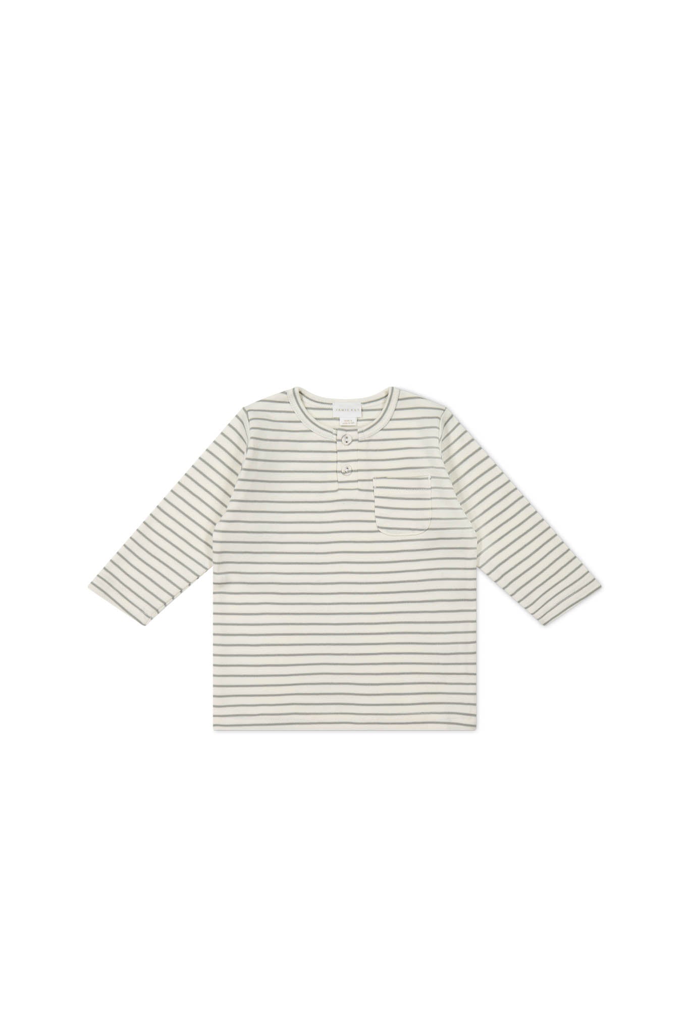 Pima Cotton Diego Top - Milford Sound/Cloud Stripe Jamie Kay - enjoykidsus