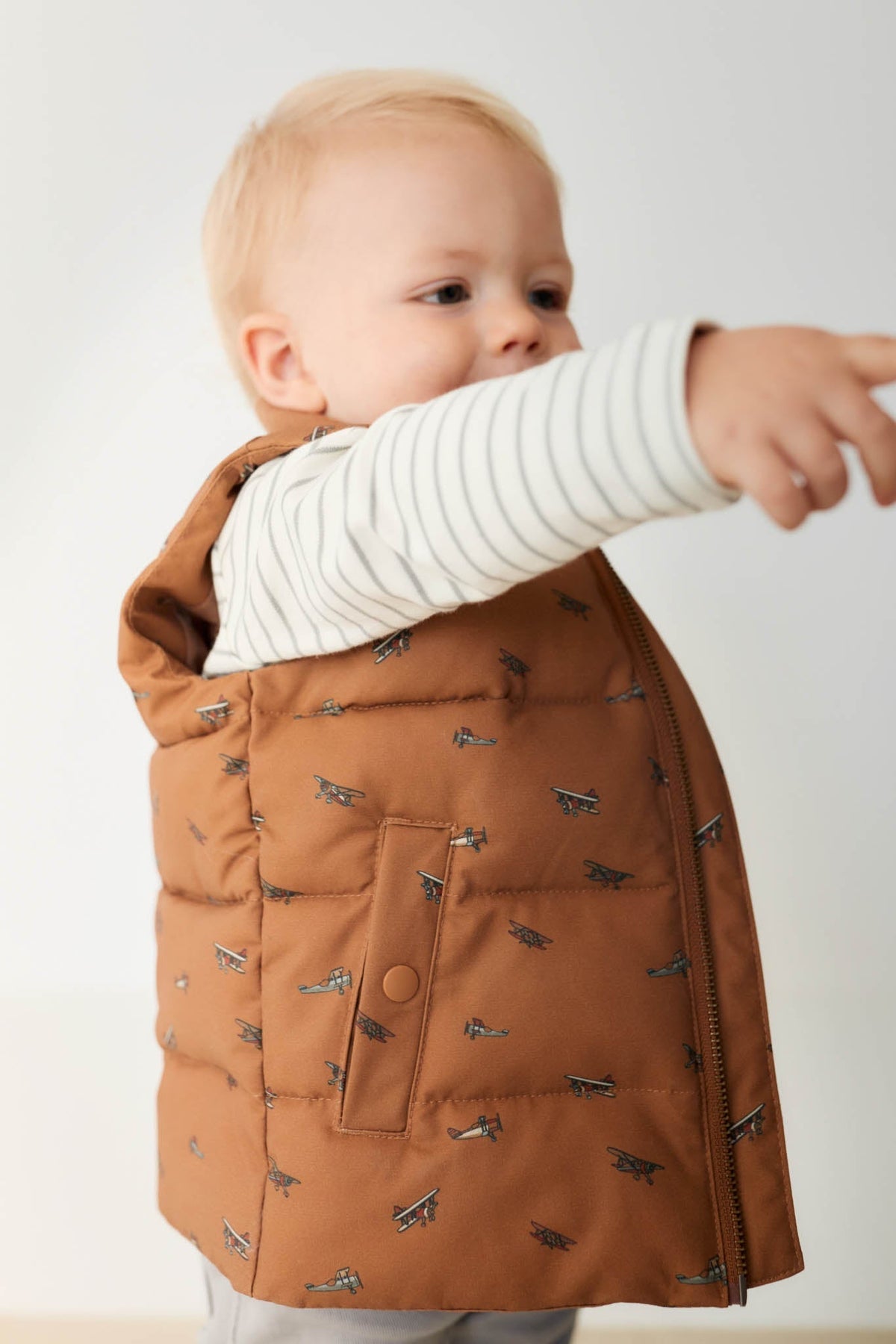 Pima Cotton Diego Top - Milford Sound/Cloud Stripe Jamie Kay
