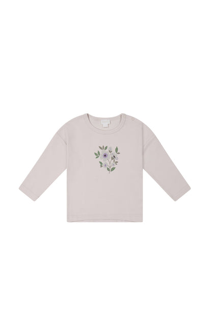 Pima Cotton Marley Long Sleeve Top - Luna Jamie Kay