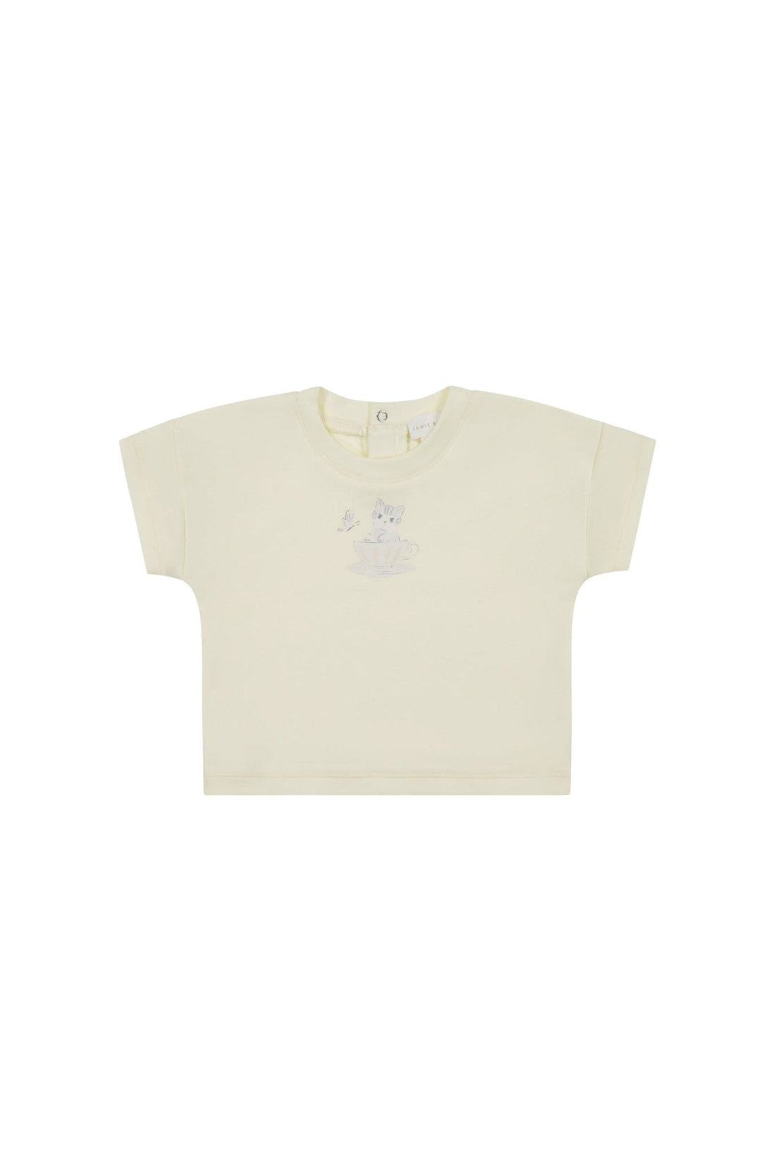 Pima Cotton Mimi Top - Egret Jamie Kay