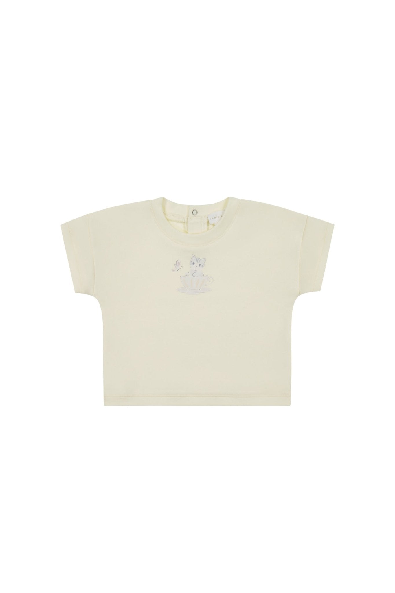 Pima Cotton Mimi Top - Egret Jamie Kay