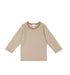 Pima Cotton Vinny Long Sleeve Top - Narrow Stripe Cafe Au Lait (Copy) Jamie Kay