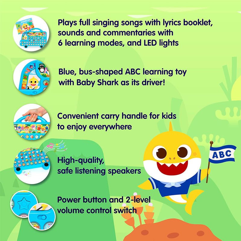 Pinkfong Baby Shark Alphabet Bus with Lyrics Booklet Pinkfong - enjoykidsus