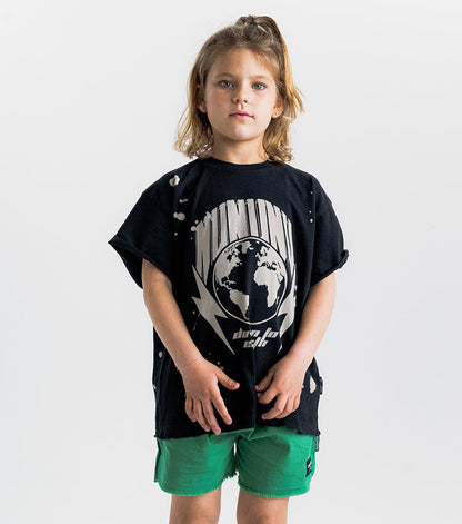 PLANET NUNUNU T - SHIRT - black NUNUNU - enjoykidsus