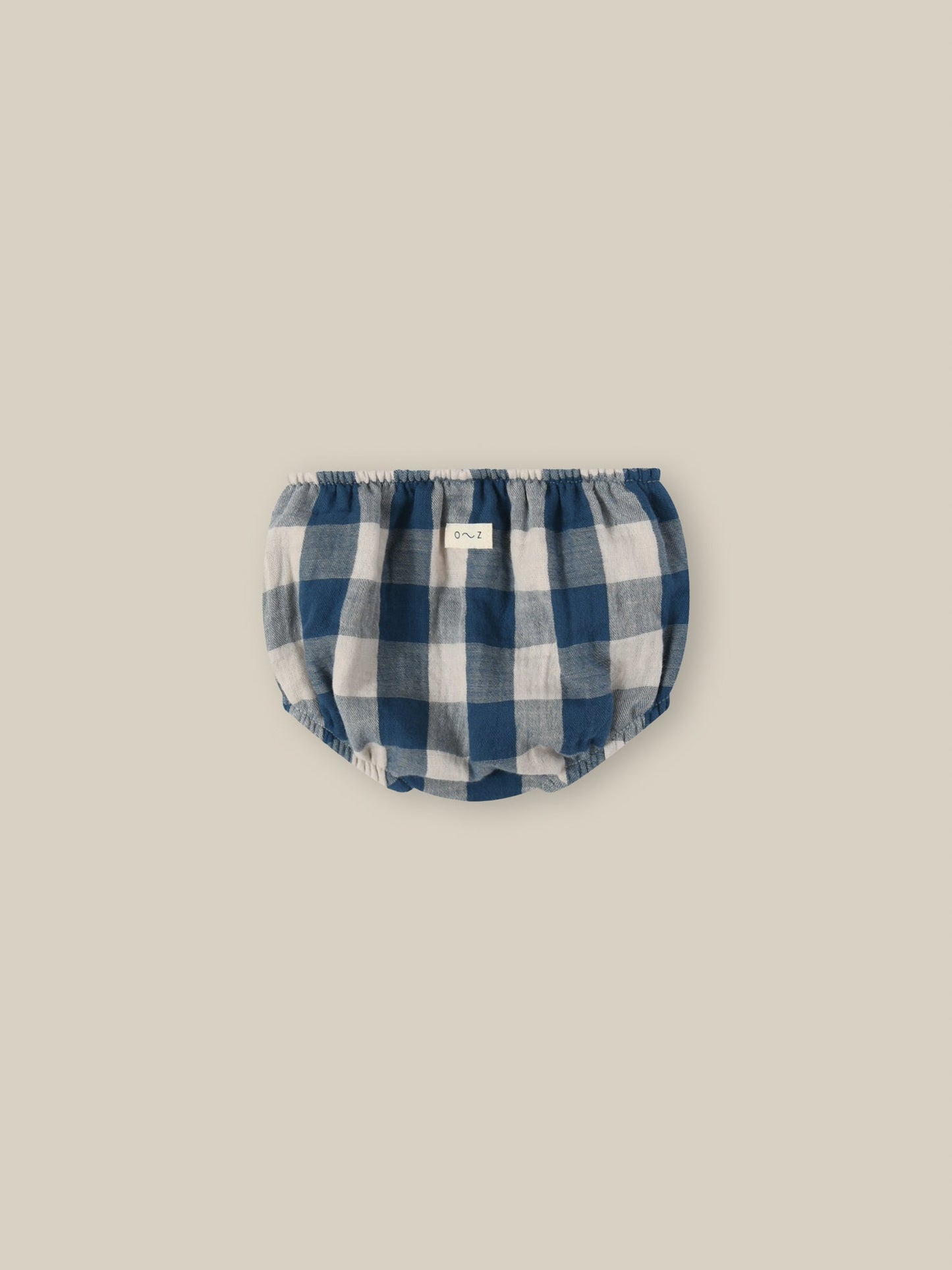 Pottery Blue Gingham Shortie Organic Zoo - enjoykidsus