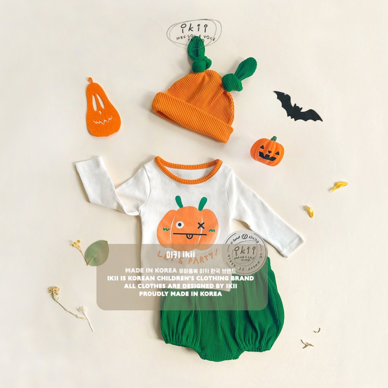 Pumpkin monster 3set ikii - enjoykidsus