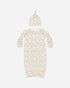 Quincy Mae Bamboo Baby Gown + Hat Set || Bloom Quincy Mae