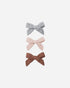 Quincy Mae Bow W. Clip, Set Of 3 Sky, Blush, Poppy Quincy Mae
