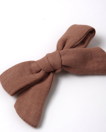 Quincy Mae Bow W. Clip, Set Of 3 Sky, Blush, Poppy Quincy Mae
