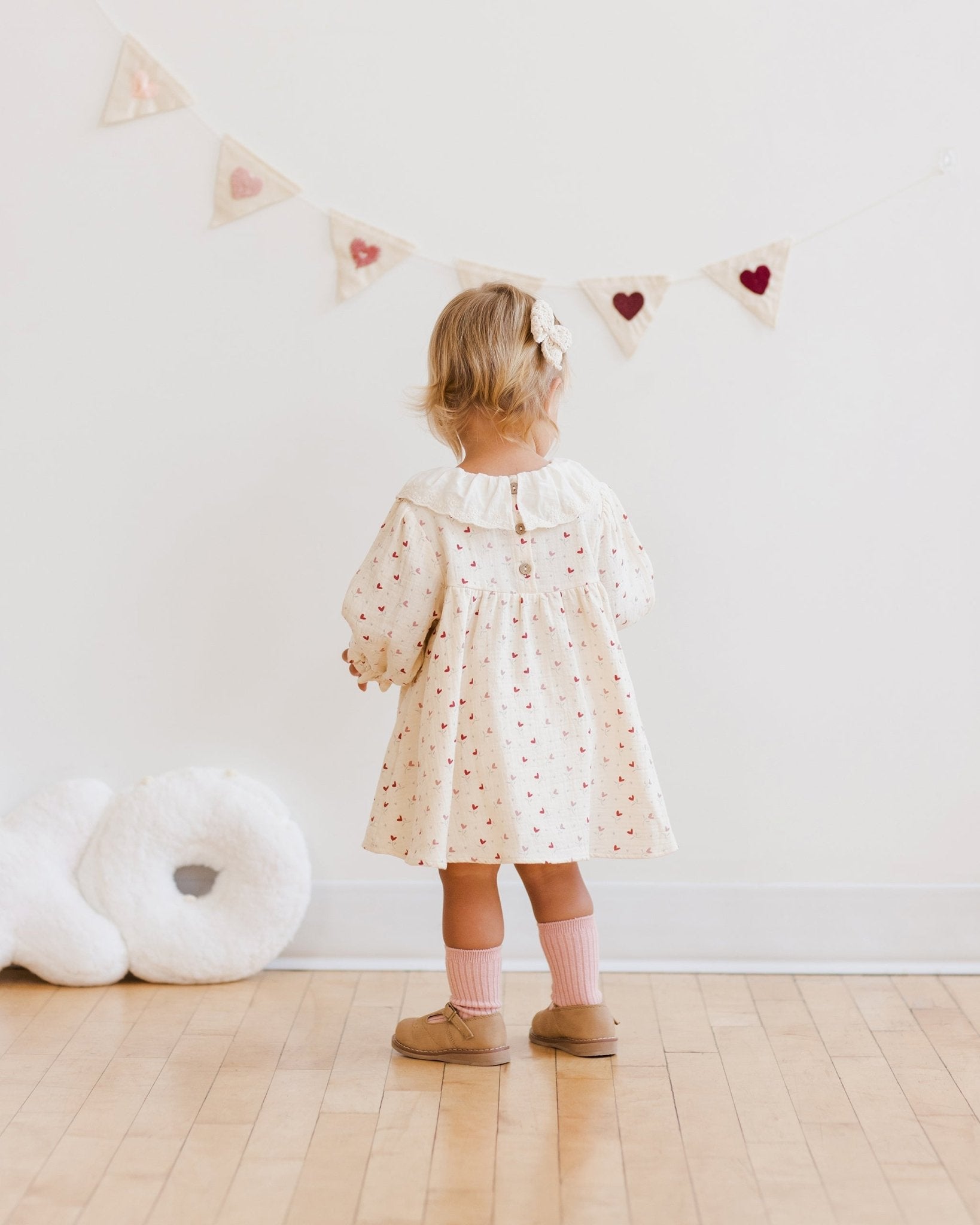 Quincy Mae Callie Dress || Heart Ditsy Quincy Mae