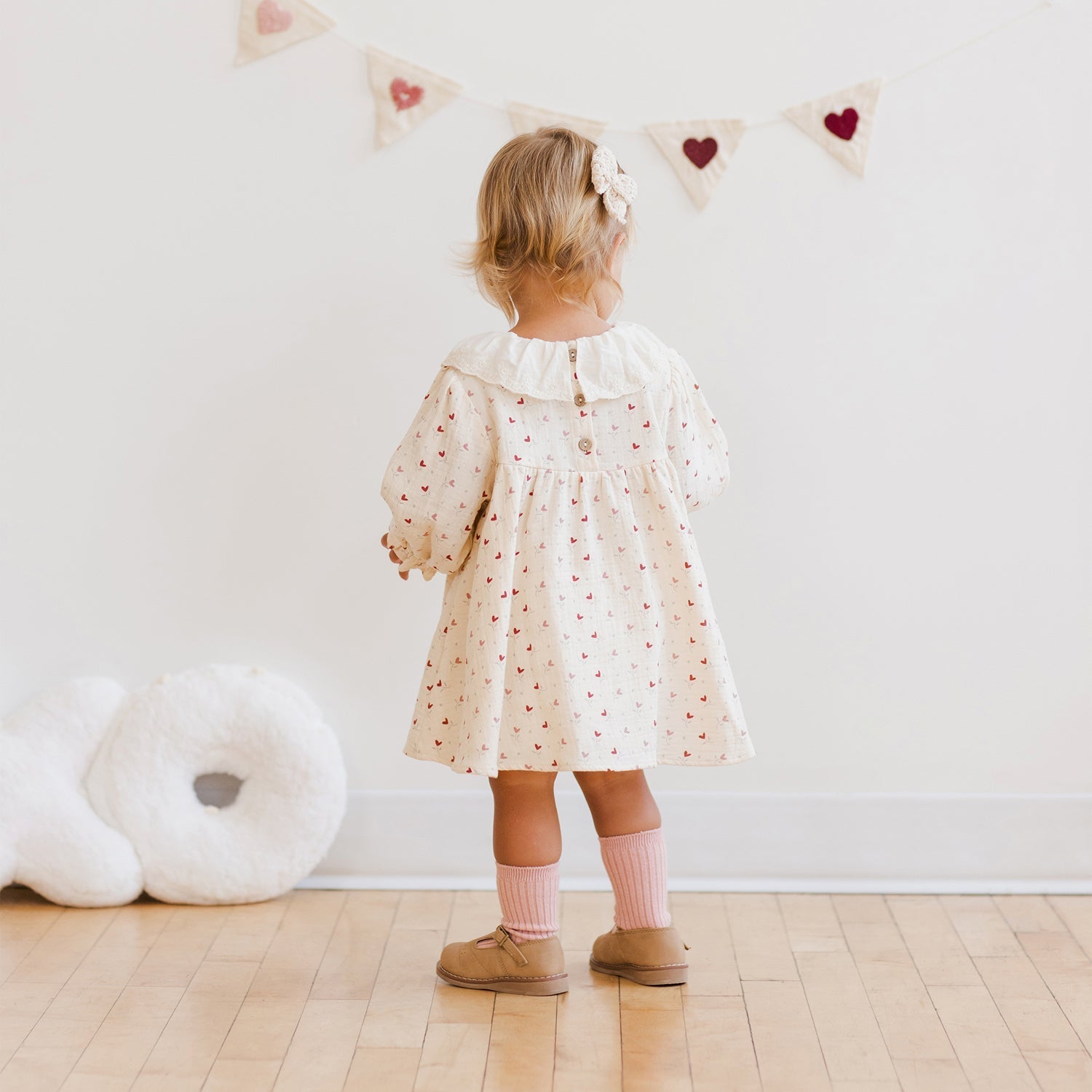 Quincy Mae Callie Dress - Heart Ditsy Quincy Mae - enjoykidsus