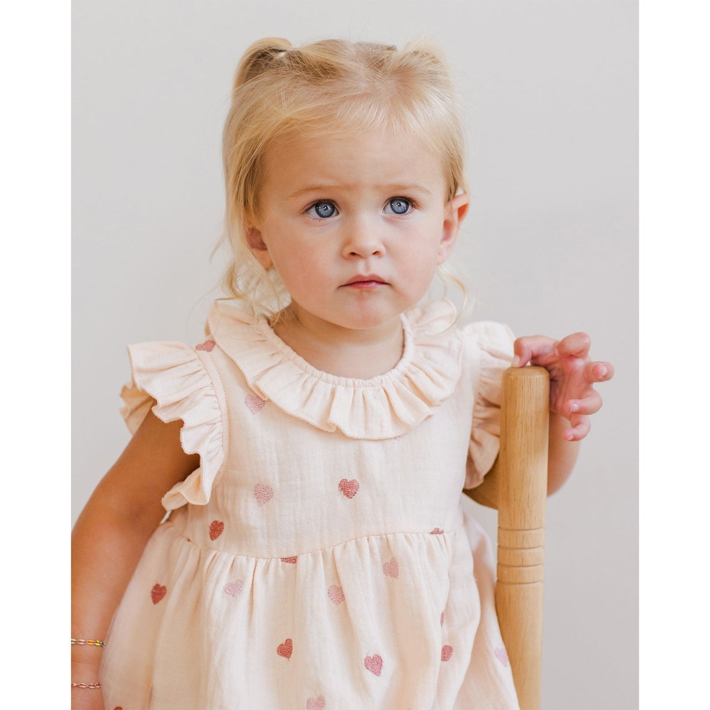 Quincy Mae Charlotte Dress - Heart Embroidery Quincy Mae - enjoykidsus