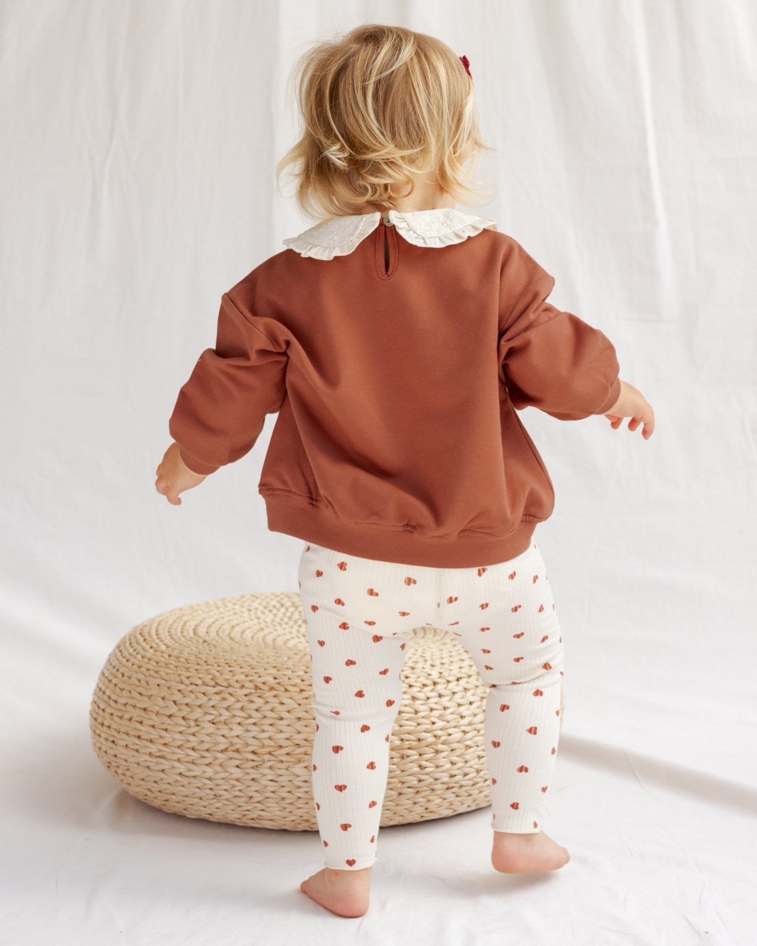 Quincy Mae Collared Sweatshirt Mon Amour Quincy Mae