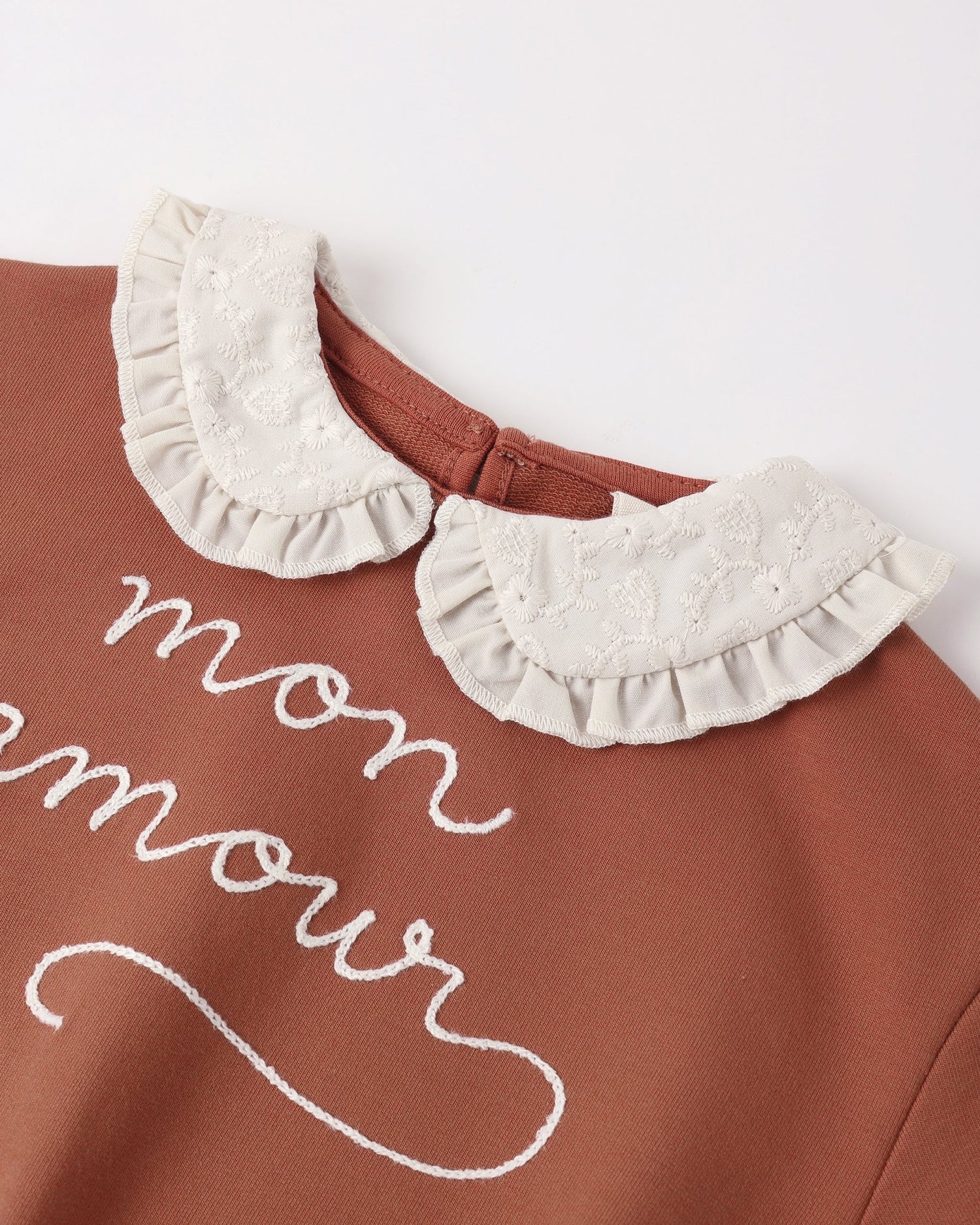 Quincy Mae Collared Sweatshirt Mon Amour Quincy Mae