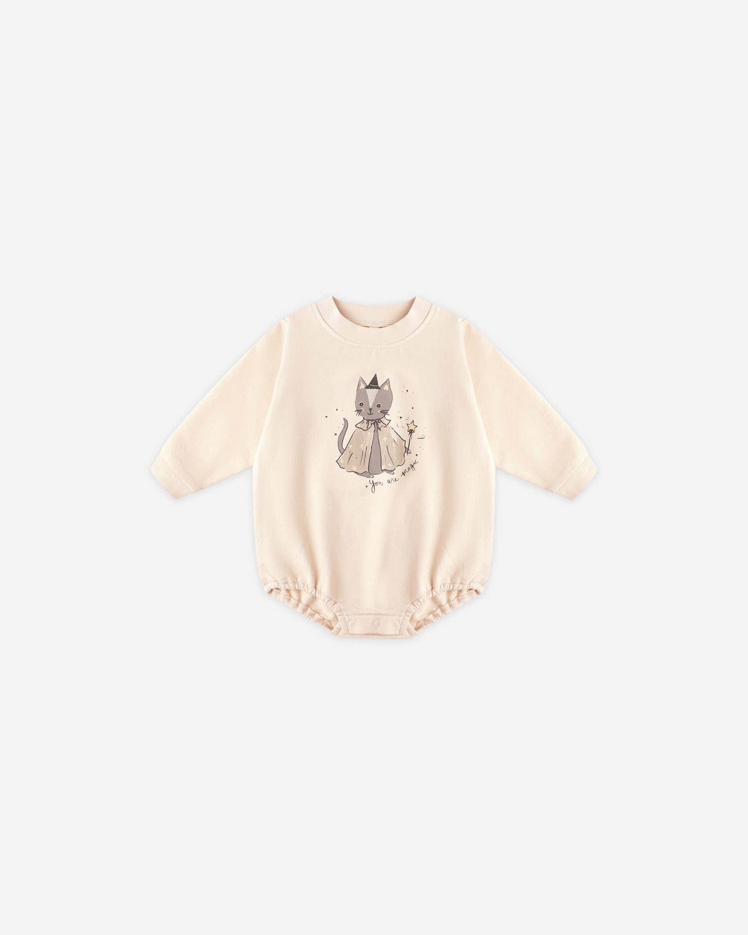 Quincy Mae Crewneck Bubble Romper || Magic Cat Quincy Mae New