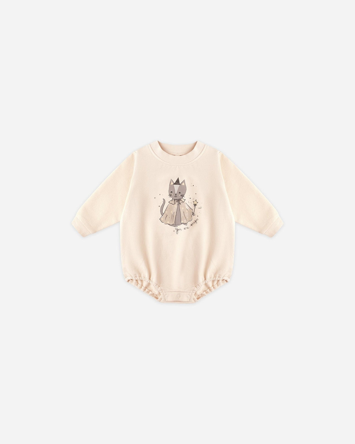 Quincy Mae Crewneck Bubble Romper || Magic Cat Quincy Mae New