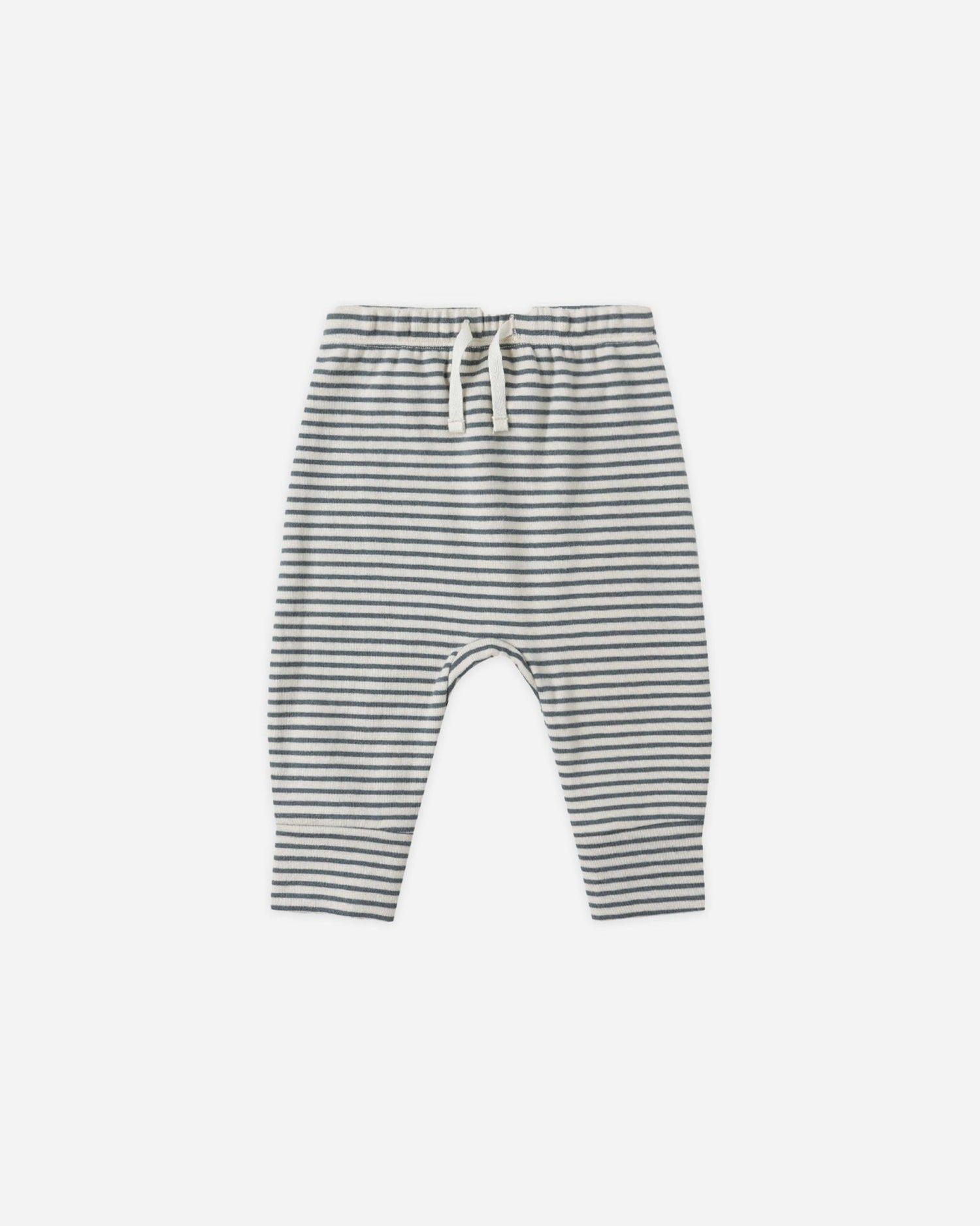 Quincy Mae Drawstring Pant || Ocean Micro Stripe Quincy Mae
