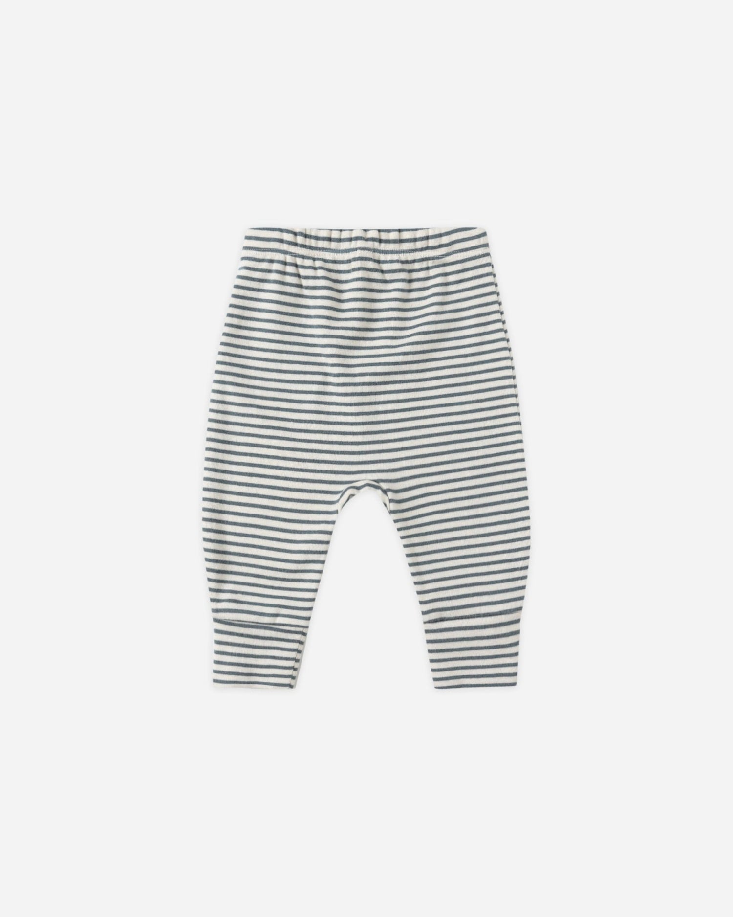 Quincy Mae Drawstring Pant || Ocean Micro Stripe Quincy Mae