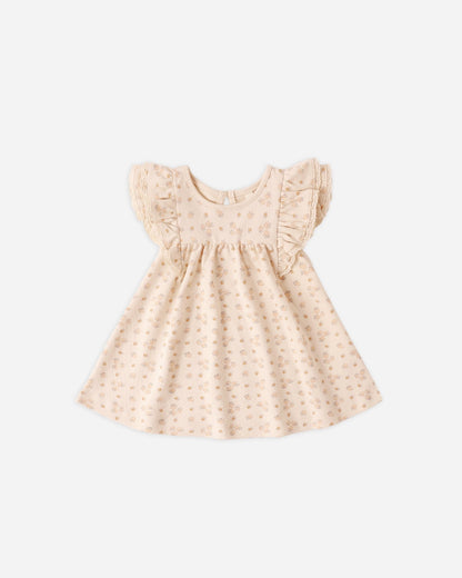 Quincy Mae Flutter Dress Strawberries Quincy Mae
