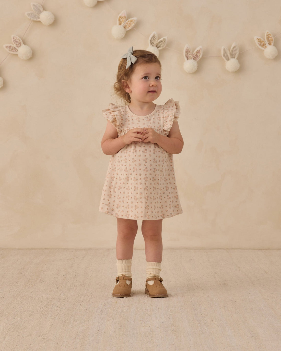 Quincy Mae Flutter Dress Strawberries Quincy Mae