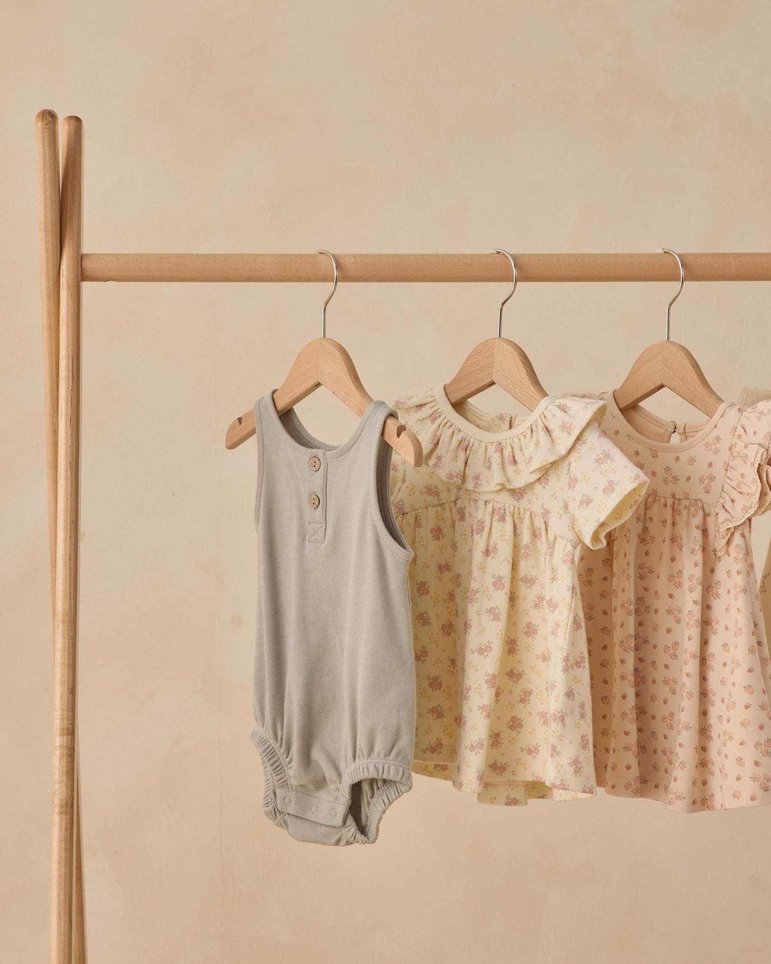 Quincy Mae Flutter Dress Strawberries Quincy Mae
