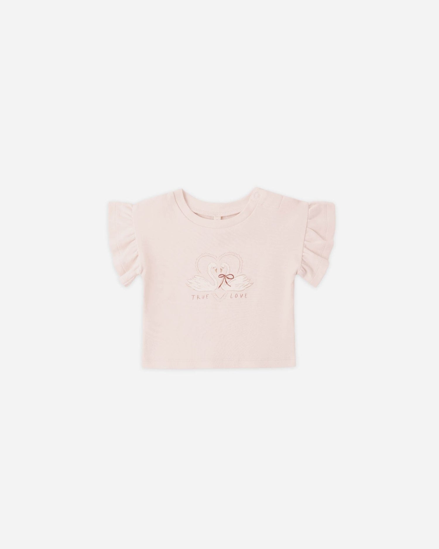 Quincy Mae Flutter Tee Swan Quincy Mae
