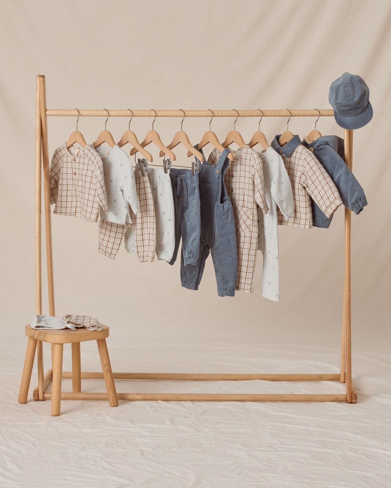 Quincy Mae Ford Jacket || Blue Plaid Quincy Mae