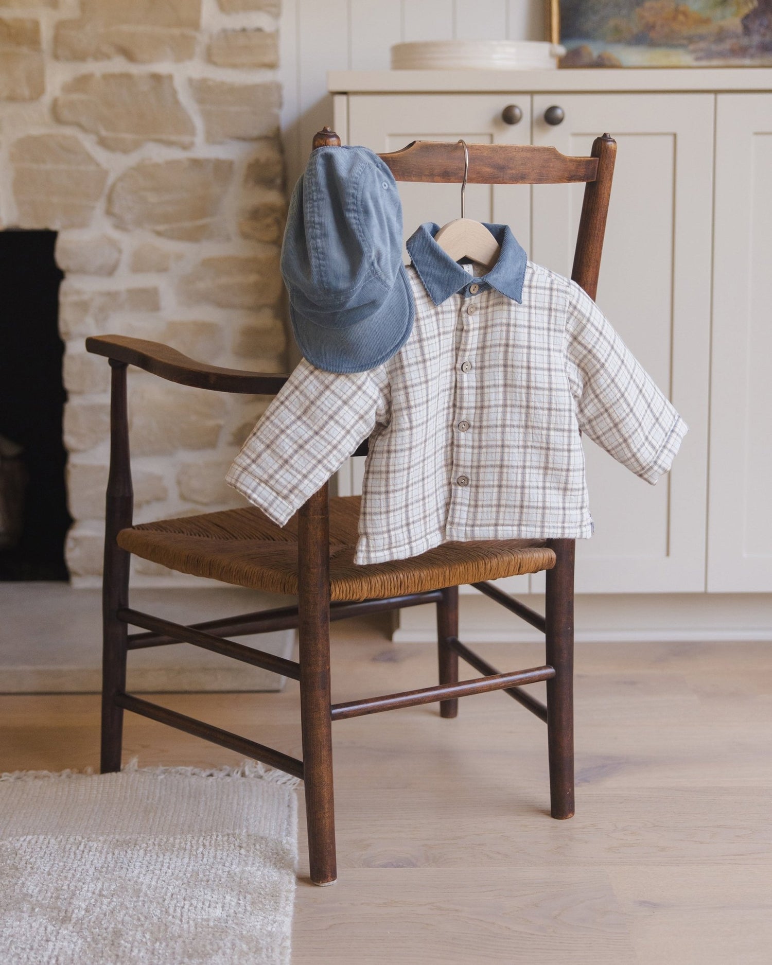 Quincy Mae Ford Jacket || Blue Plaid Quincy Mae