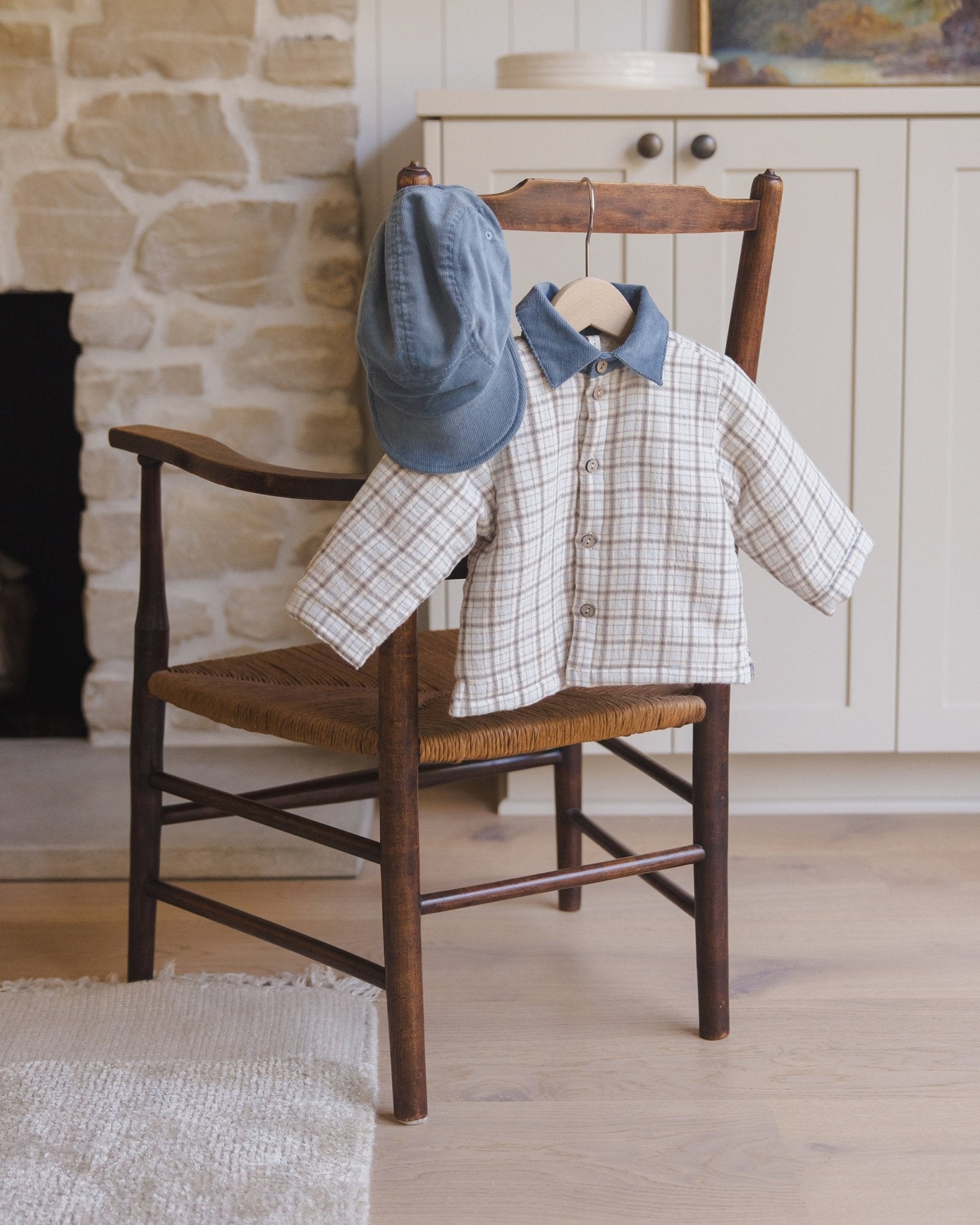 Quincy Mae Ford Jacket || Blue Plaid Quincy Mae