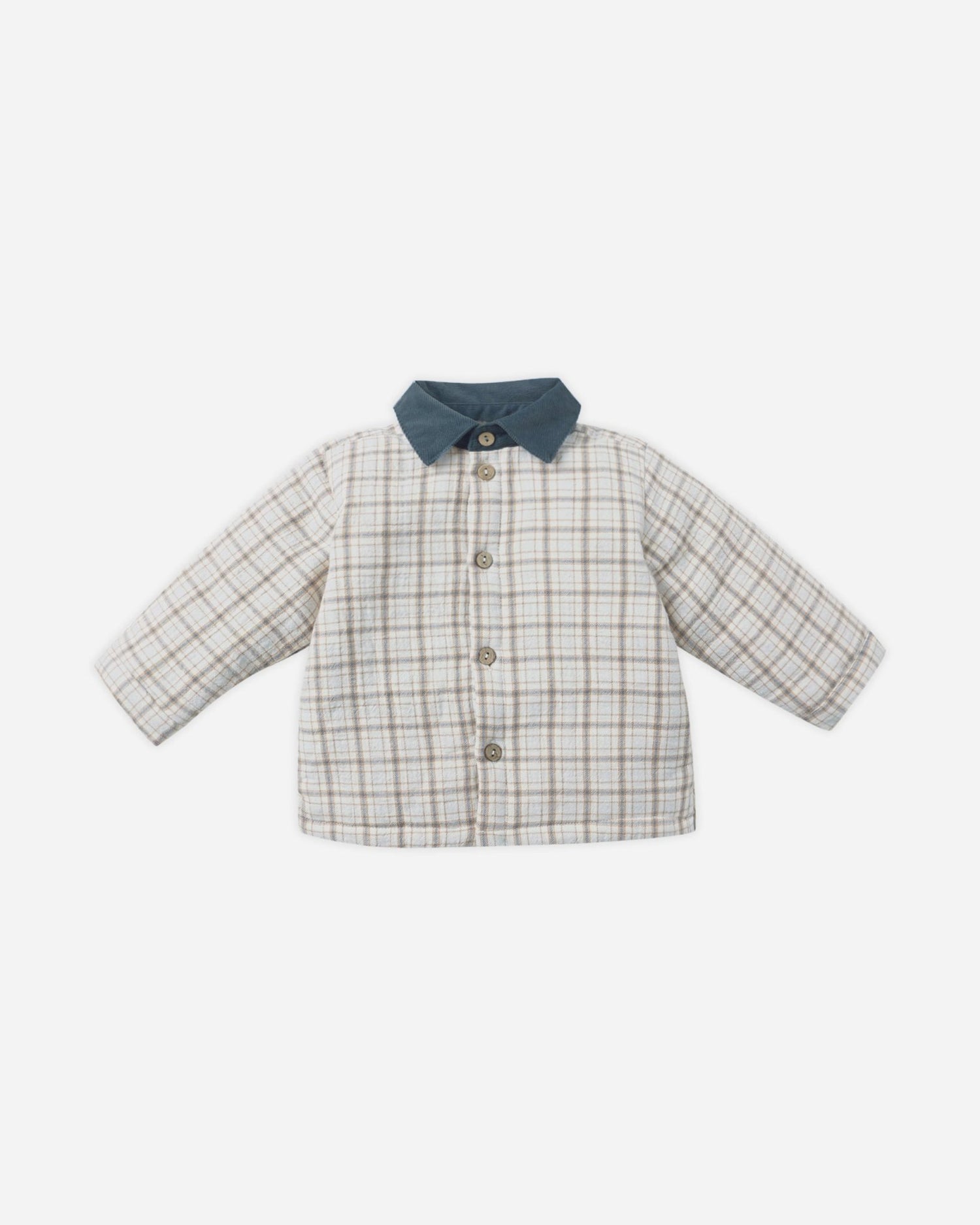 Quincy Mae Ford Jacket || Blue Plaid Quincy Mae