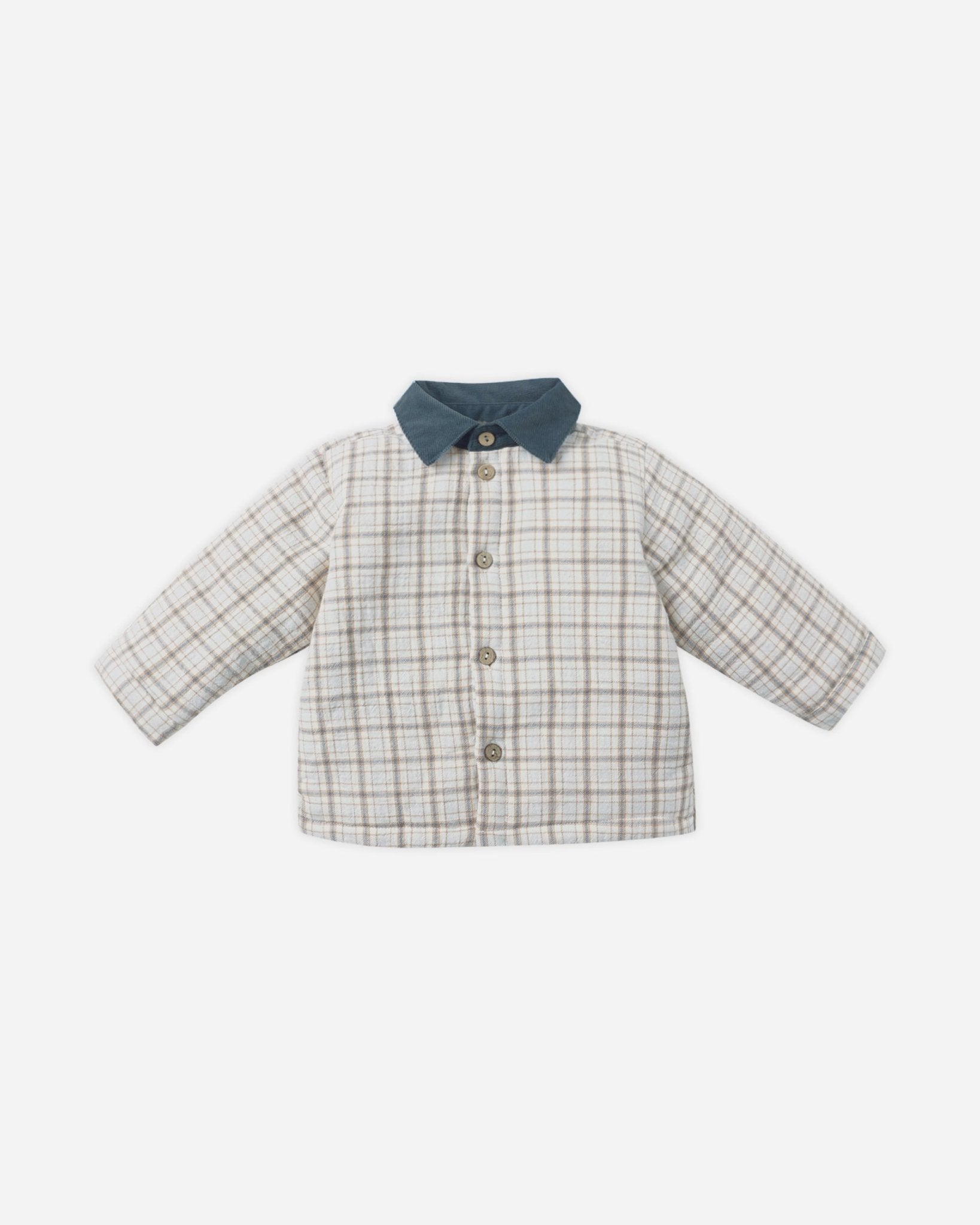 Quincy Mae Ford Jacket || Blue Plaid Quincy Mae