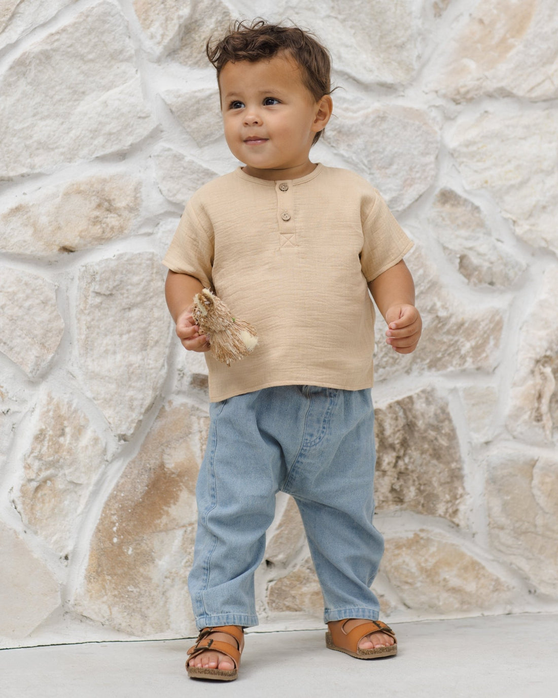 Quincy Mae Henry Pant Lightweight Denim Quincy Mae
