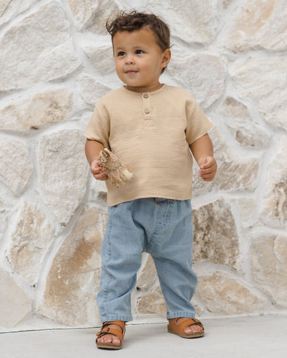 Quincy Mae Henry Pant Lightweight Denim Quincy Mae