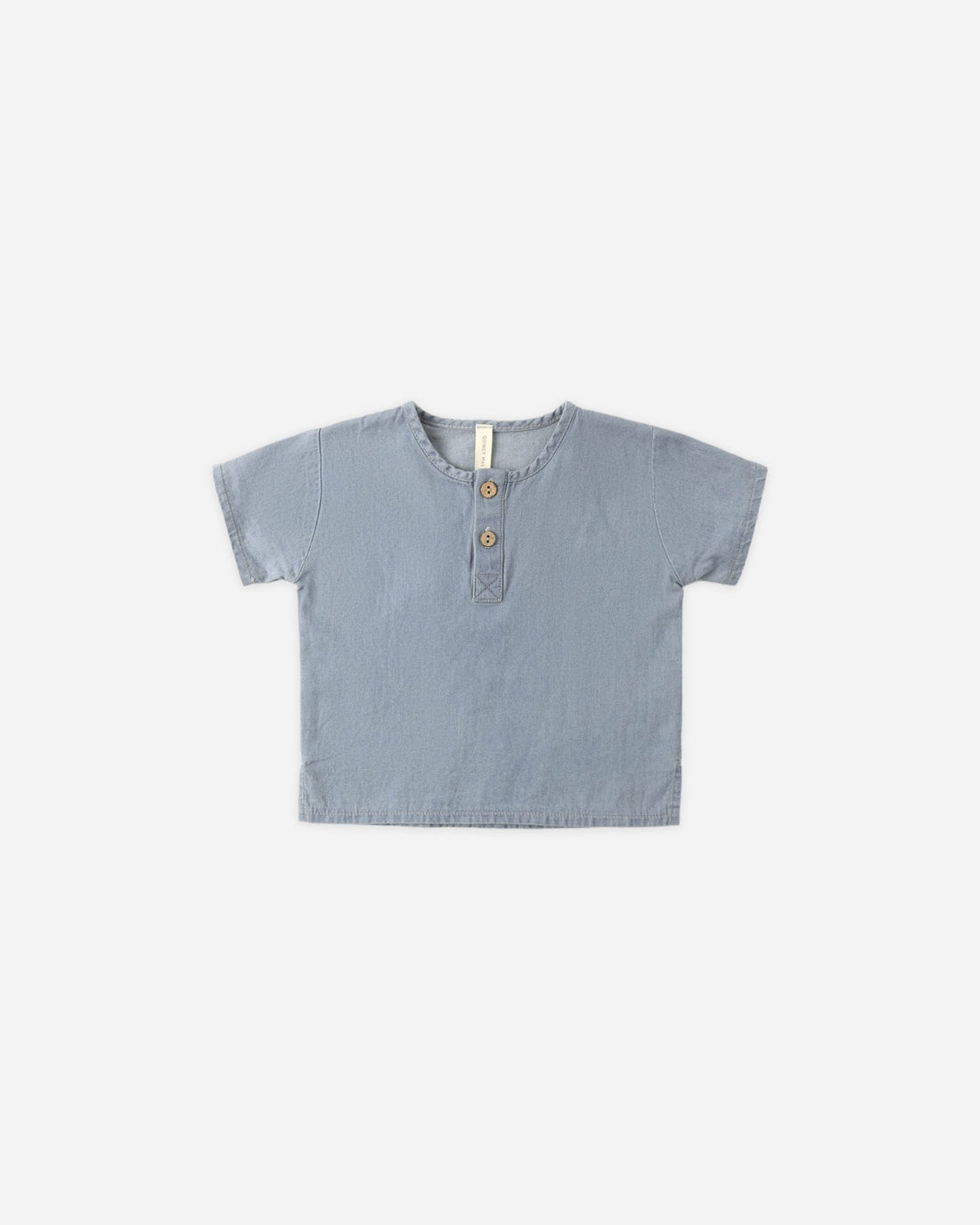 Quincy Mae Henry Top Lightweight Denim Quincy Mae