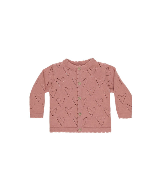 Quincy Mae Knit Cardigan - Lipstick Quincy mae - enjoykidsus