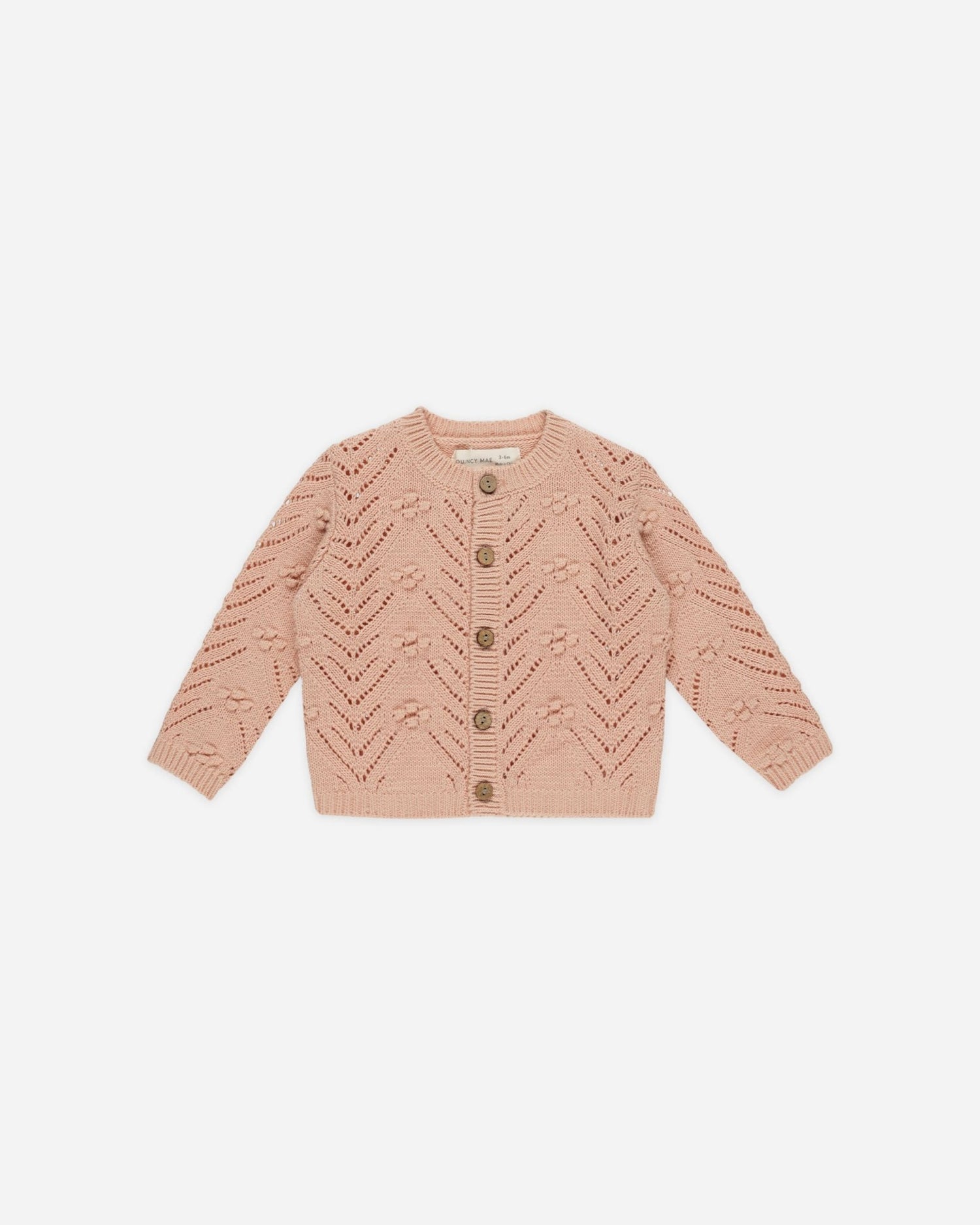 Quincy Mae Knit Cardigan || Melon Quincy Mae