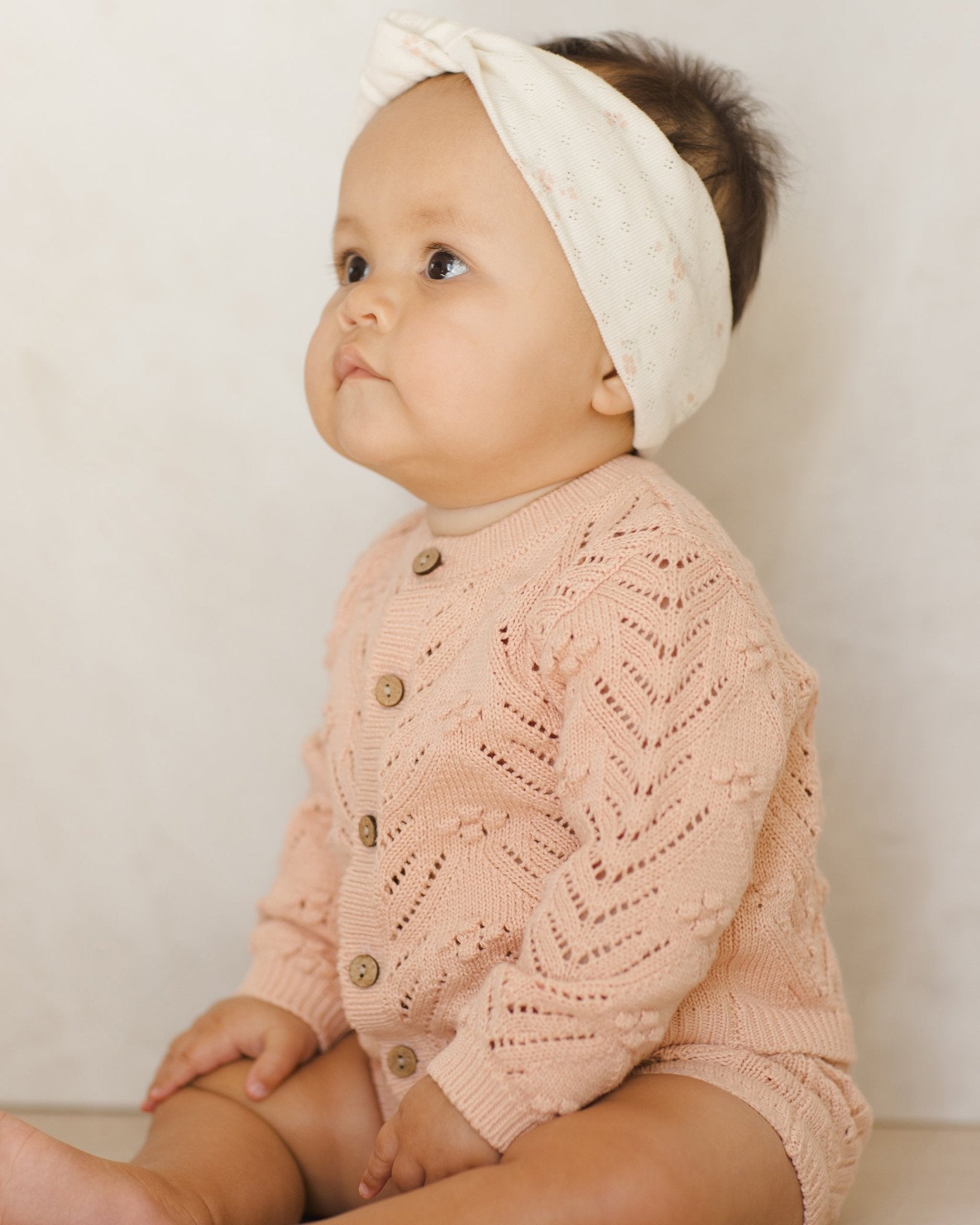 Quincy Mae Knit Cardigan || Melon Quincy Mae