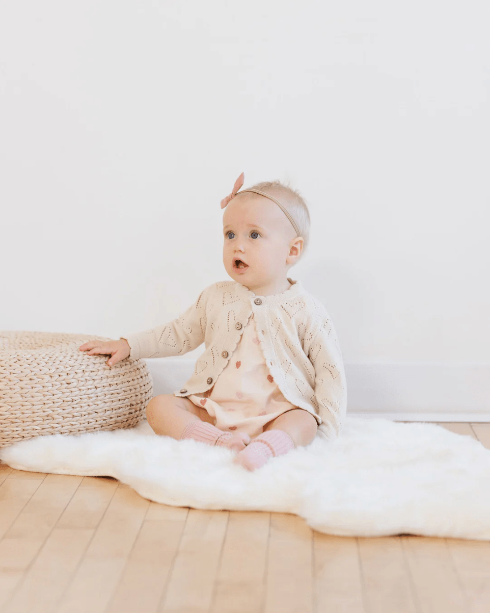 Quincy Mae Knit Cardigan - Natural Quincy mae - enjoykidsus