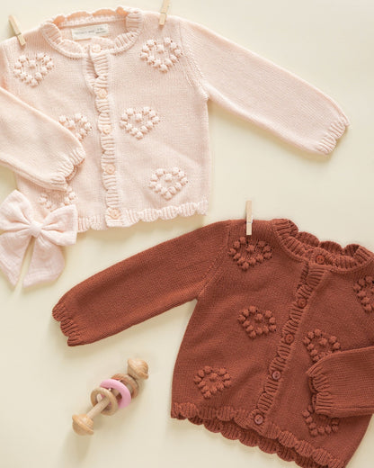 Quincy Mae Knit Cardigan Red Quincy Mae