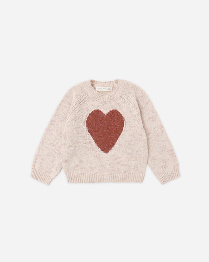 Quincy Mae Knit Sweater Red Heart Quincy Mae